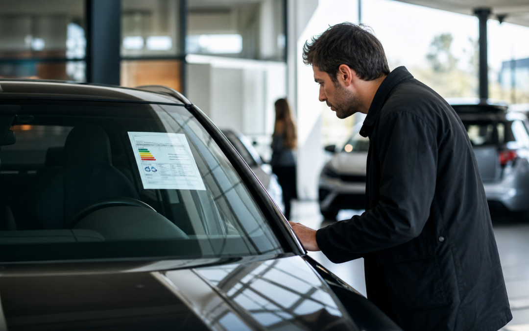 Qué mirar en la etiqueta de consumo de un auto antes de comprar en Chile