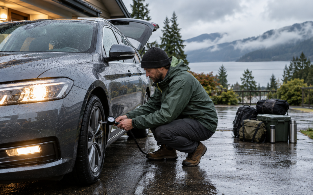 Antes de viajar en primavera: revisión simple para lluvia y carretera